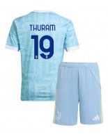 Juventus Khephren Thuram #19 Venkovní dres pro děti 2025-26 Krátký Rukáv (+ trenýrky)